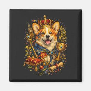 Aimant Le Roi Corgi