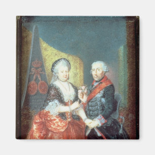 Aimant Le Roi Frederick II et son épouse