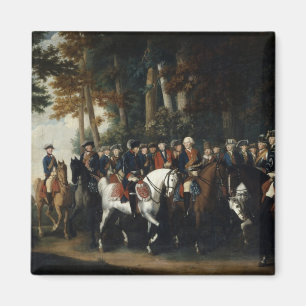 Aimant Le Roi Frederick le retour d'II du von de Preussen