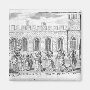 Aimant Le Roi George III et la Reine Charlotte