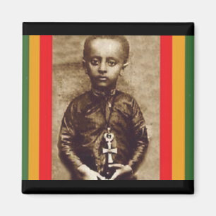 Aimant Le Roi Selassie I dans sa jeunesse (coeur de