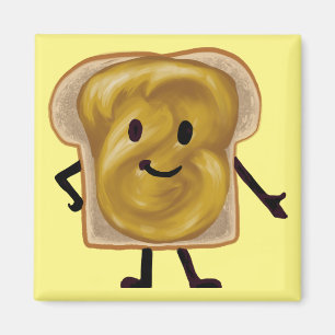 Aimant Le sandwich au beurre d'arachide