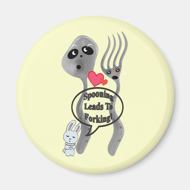 Aimant Le saut conduit à la fourche (Devant)