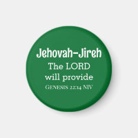 Le Seigneur Fournira La Bible Verse Vert Foncé