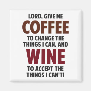 Aimant Le seigneur, me donnent le café et le vin