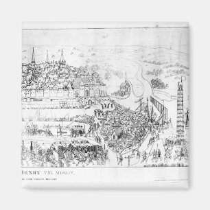 Aimant Le siège de Boulogne par le Roi Henry VIII