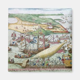 Aimant Le siège de Tunis ou de La Goulette par Charles V