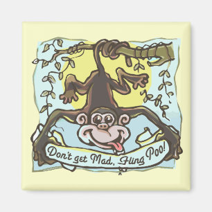 Aimant Le singe jette Poo par des studios de Mudge