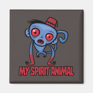 Aimant Le Singe Zombie Est Mon Animal Spirituel