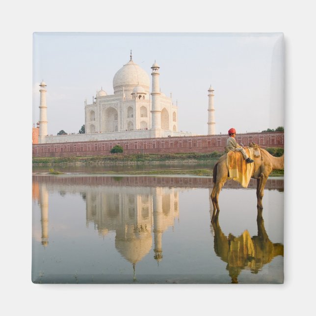 Aimant Le site de sépulture du temple Taj Mahal, célèbre  (Devant)