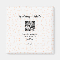 Le site web mariage scanner code QR pour les détai