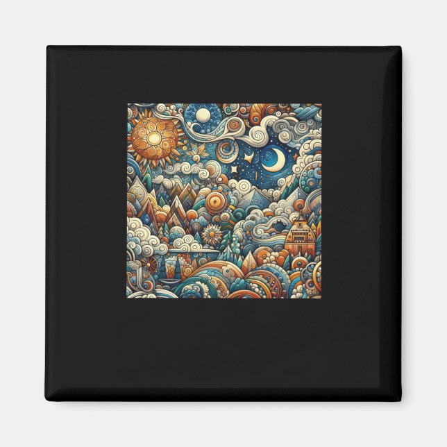 Aimant Le Sticker du Palais des Cieux (Devant)