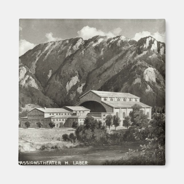 Aimant Le théâtre à Oberammergau, 1930 (Devant)