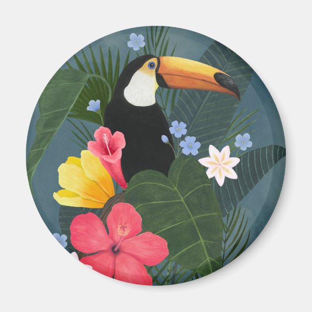 Aimant Le Toucan tropical en pleine nature (Devant)