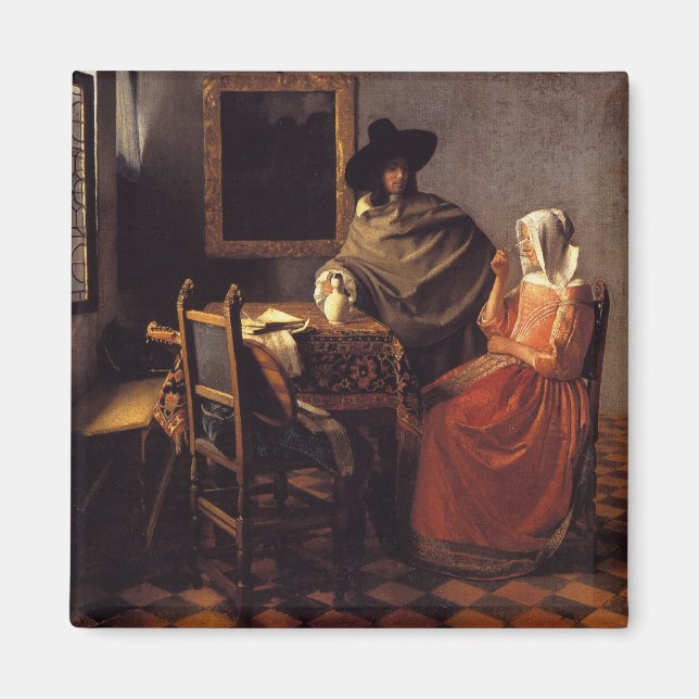 Aimant Le verre du vin (Devant)