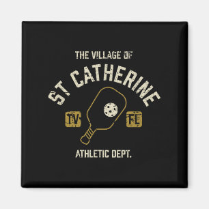 Aimant Le Village De St Catherine Ckleball Distressed De