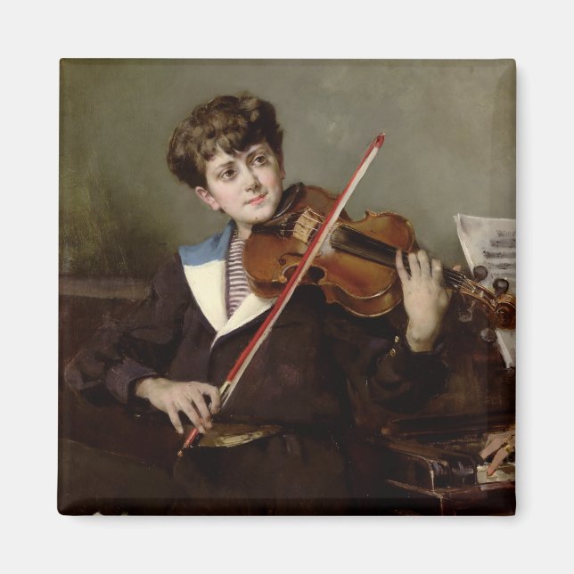 Aimant Le violoniste (Devant)