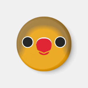 Aimant Le visage d'un oiseau de pêcheur