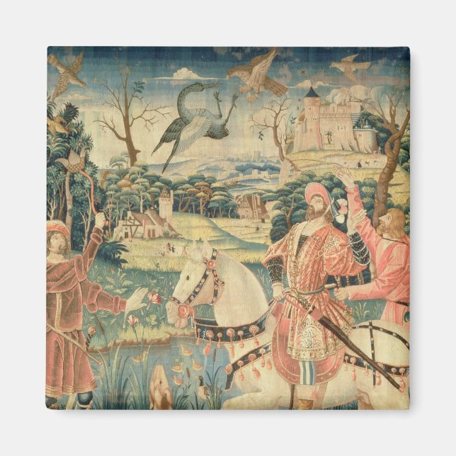 Aimant Le vol du héron, franco-flamand (Devant)