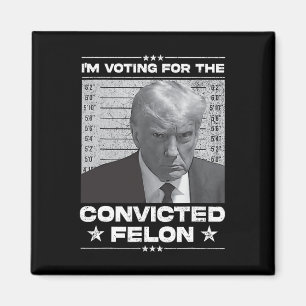 Aimant Le vote condamné Felon 2024 - Trump 2024 condamné