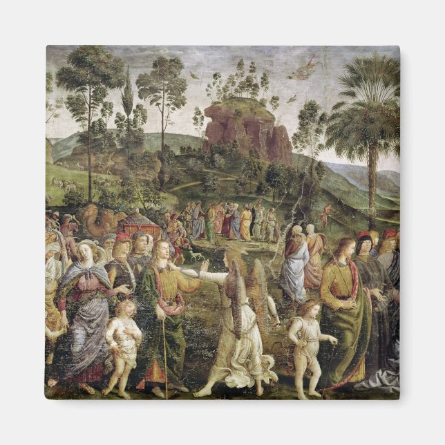 Aimant Le voyage de Moïse, vers 1481-83 (Devant)