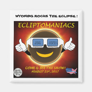 Aimant Le Wyoming bascule l'aimant d'éclipse