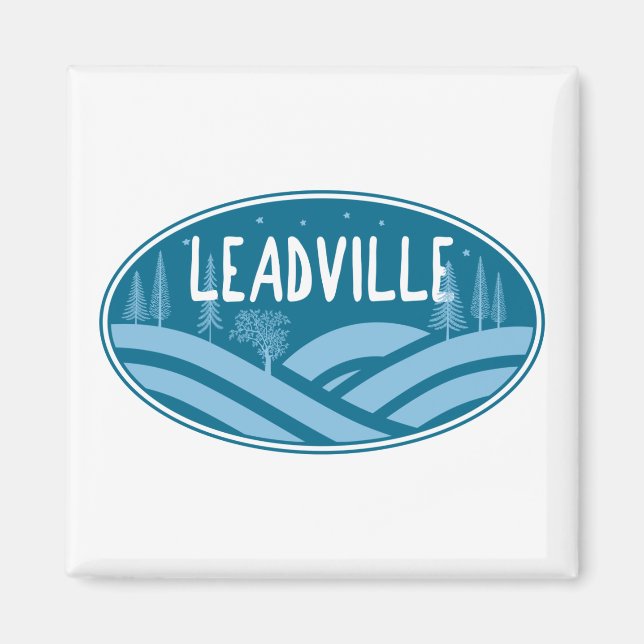 Aimant Leadville Colorado Extérieur (Devant)
