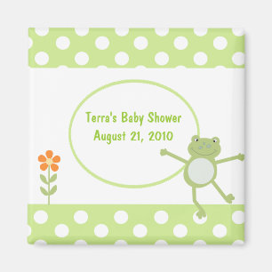Aimant Leapfrog grenouille Baby shower Favoriser l'aimant