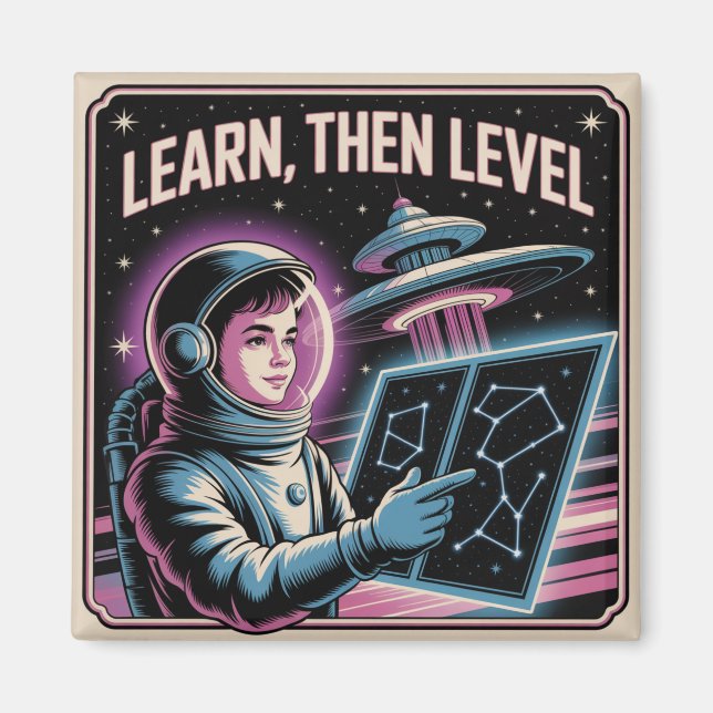 Aimant Learn, Then Level (Devant)