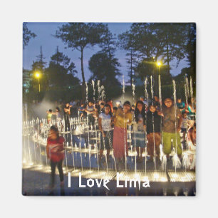 Aimant L'eau magique Jardin-Lima, Pérou