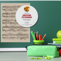 Leçons de guitare Cercle publicitaire Magent
