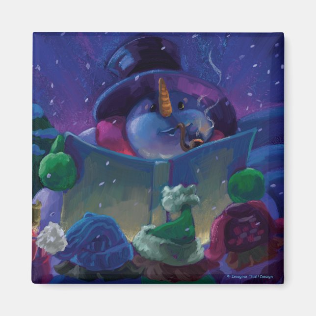 Aimant Lecture hivernale (Devant)