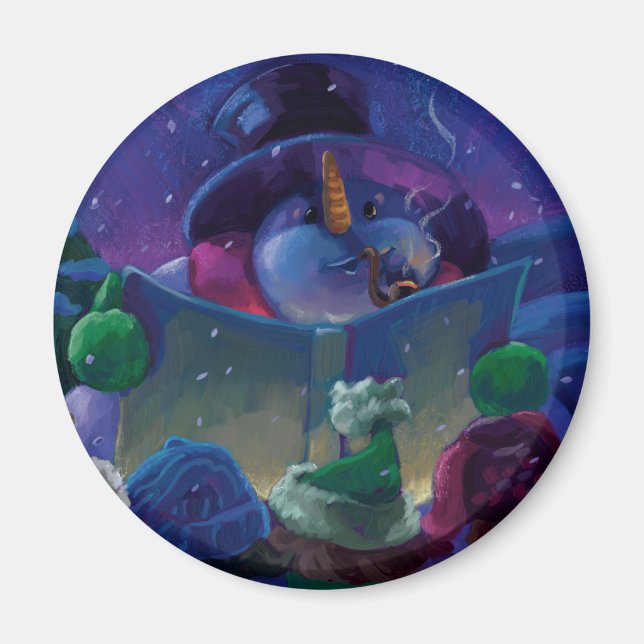 Aimant Lecture hivernale (Devant)