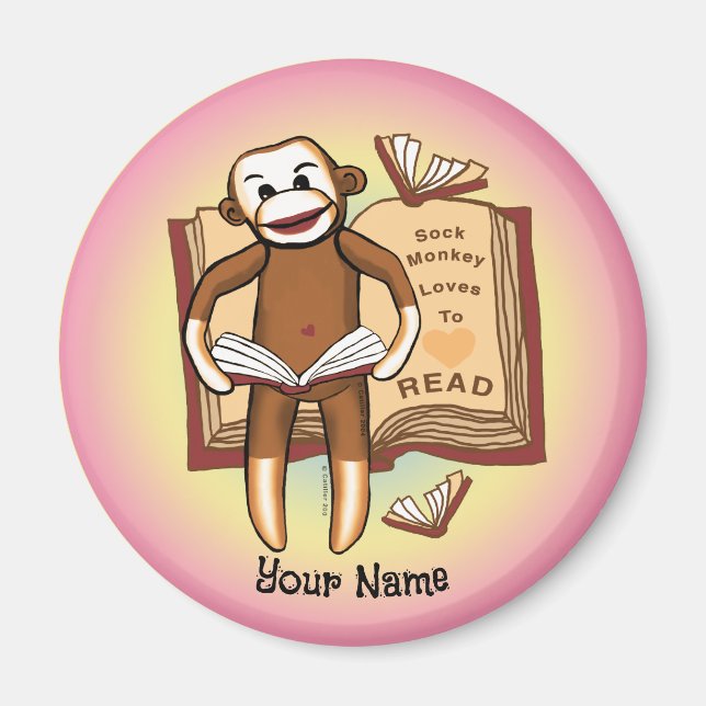 Aimant Lectures de singe de réserve (Devant)