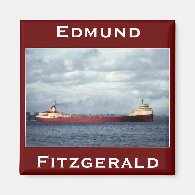 Aimant L'Edmund Fitzgerald sur la rivière St. Clair (Devant)