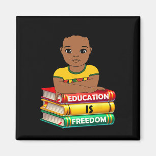 Aimant L'éducation est liberté Histoire noire Mois Afriqu
