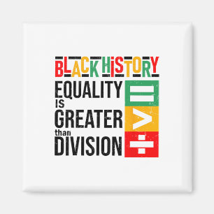 Aimant L'égalité est plus grande que la division Histoire