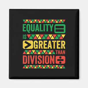 Aimant L'égalité est plus grande que la division Math Bla