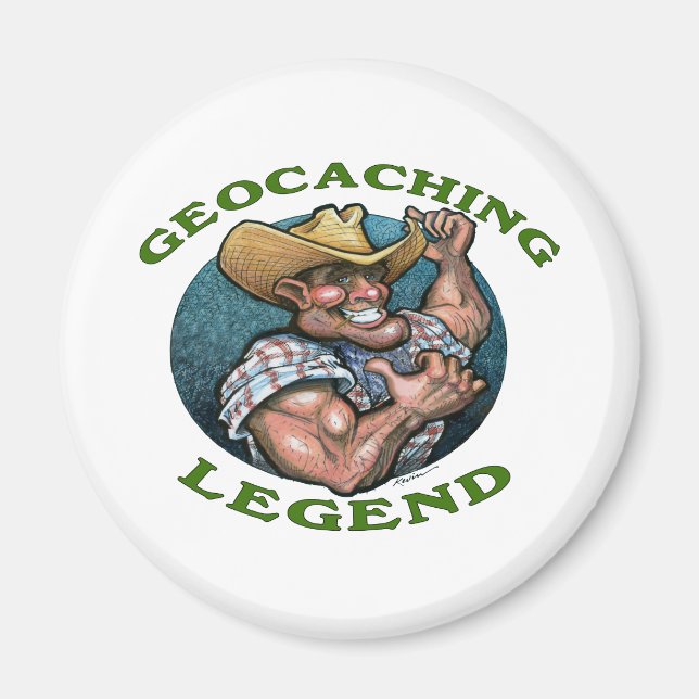 Aimant Légende du géocaching (Devant)