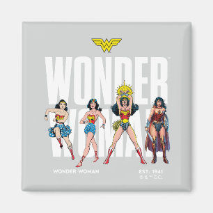 Aimant Légendes de Wonder Woman pour toujours Graphique