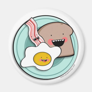 aimant léger de petit déjeuner