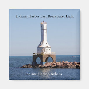 Aimant léger du port de l'Indiana East Breakwater