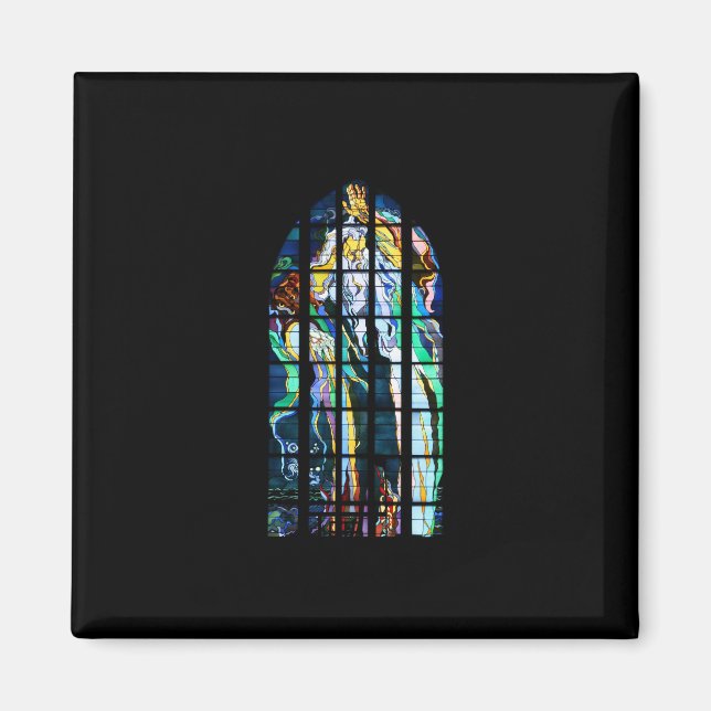 Aimant L'église de Cracovie Saint François en verre (Devant)