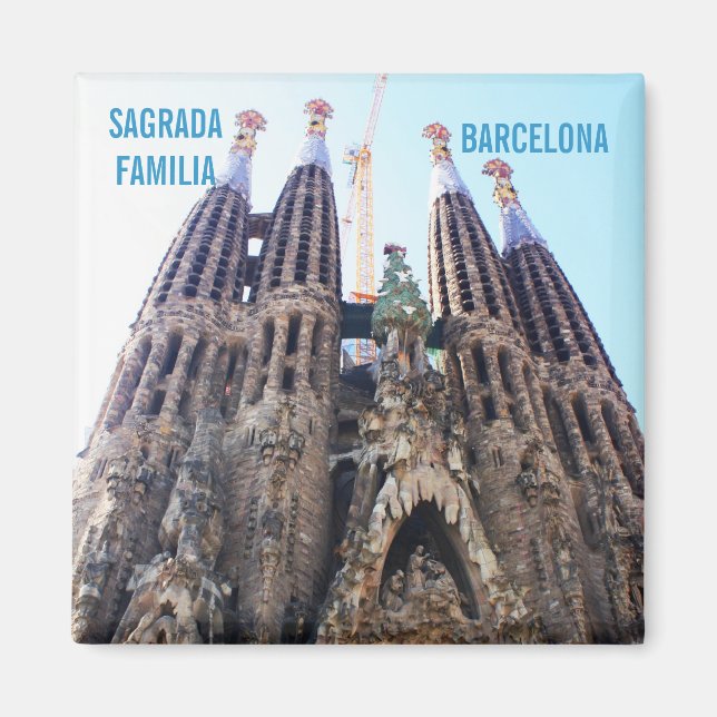 Aimant L'église de la Sagrada Familia (Devant)