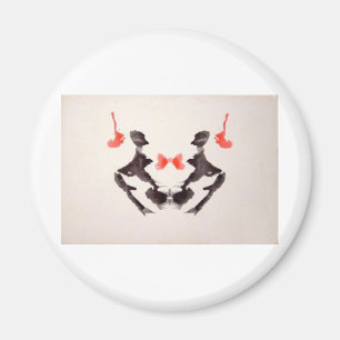 Aimant L'encre d'essai de Rorschach éponge le plat 3 deux