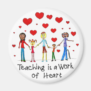 Aimant L'enseignement est une oeuvre de l'aimant du coeur