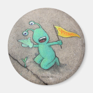 Aimant l'entraînement printanier des sluggo