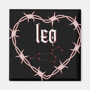 Aimant Leo Constellation Gothique Aesthétique Barbed Wire