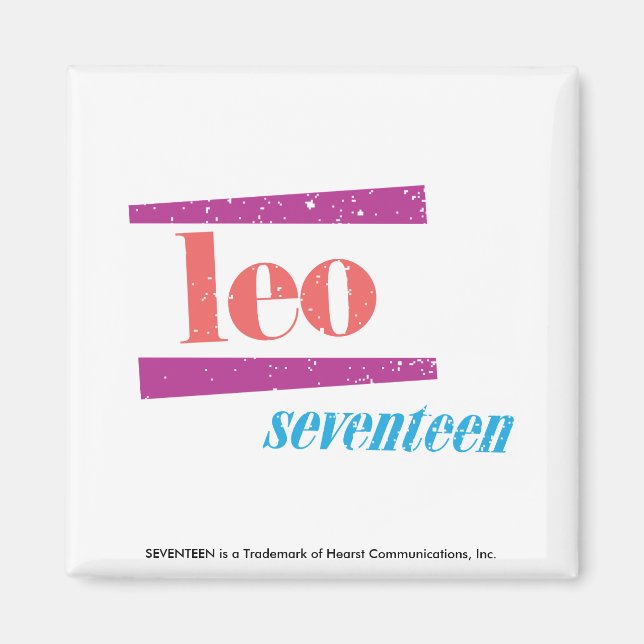 Aimant Leo Pink (Devant)