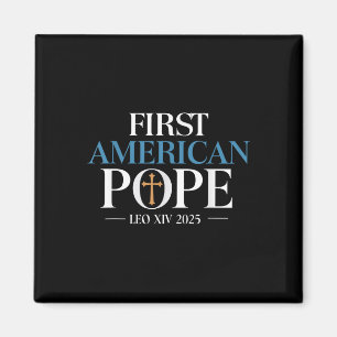 Aimant Leo Xiv Le Premier Pape Américain